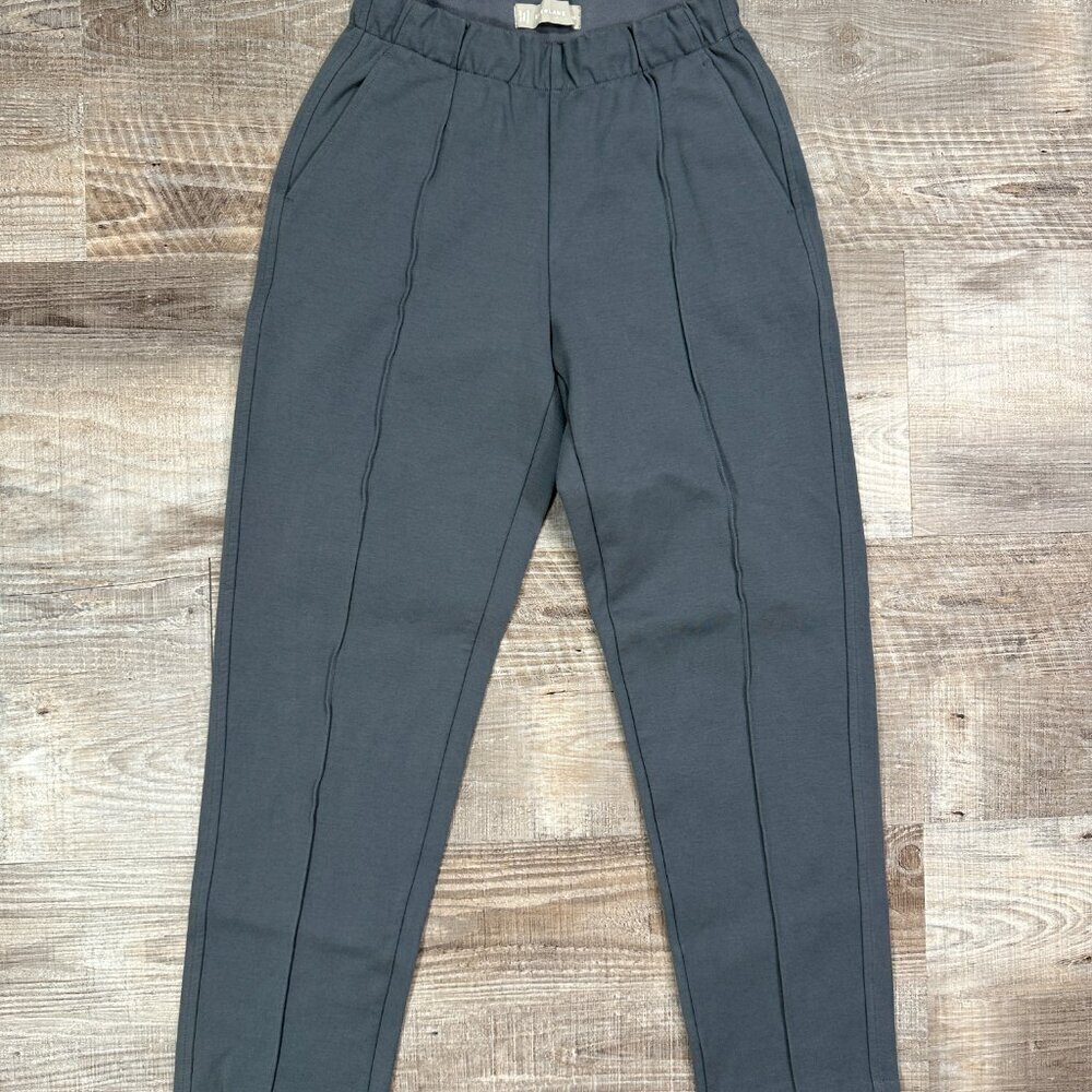 Everlane Dream Pant Elastic Waist Tapered Leg Knit Pants Slate Women XS - Picture 5 of 13